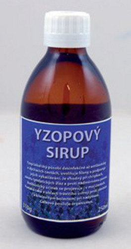 Yzopový sirup 250 ml